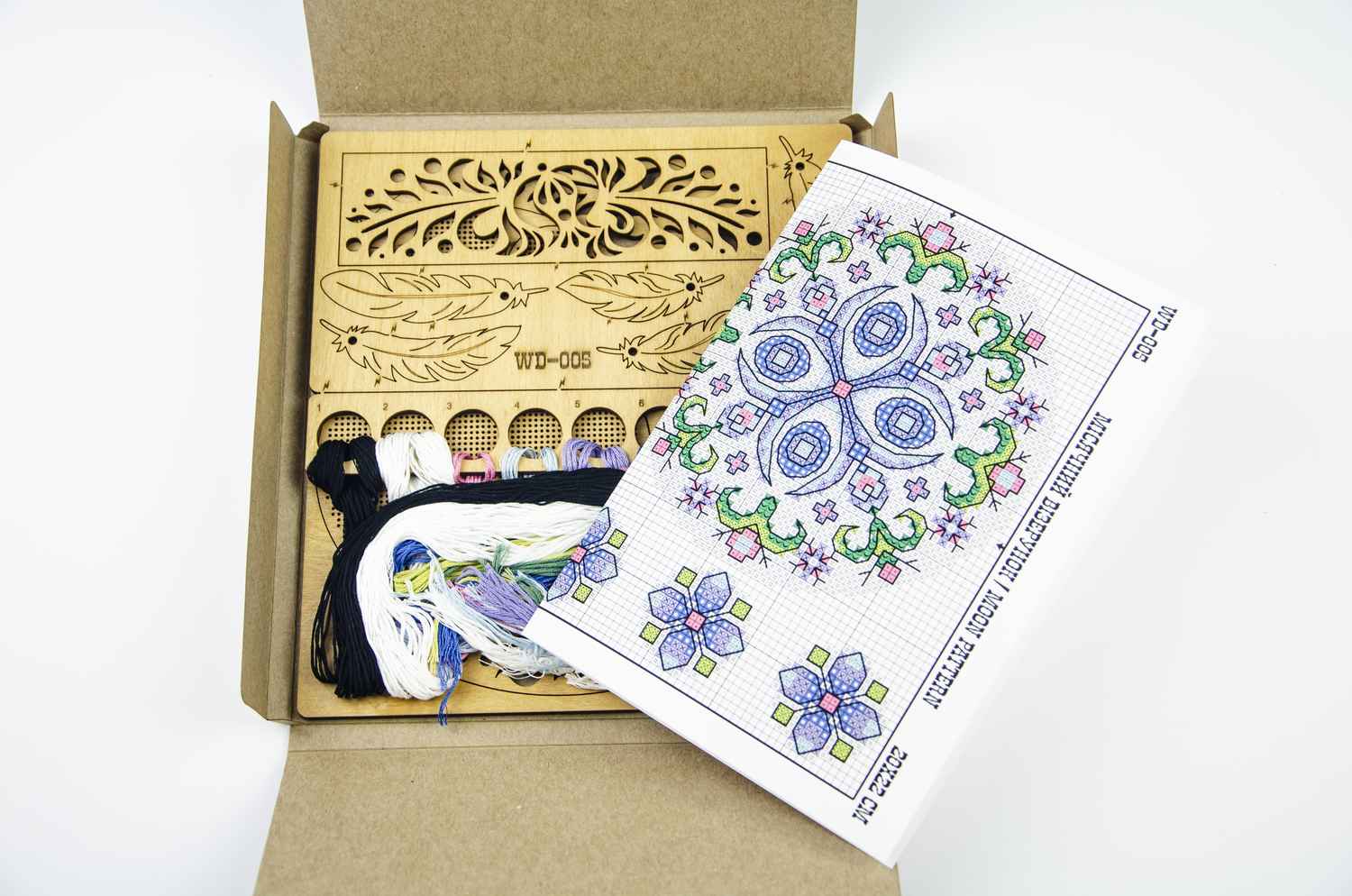 Набір для вишивки ниткою ТМ Embroidery Craft Місячний візерунок WD-005 — изображение 3